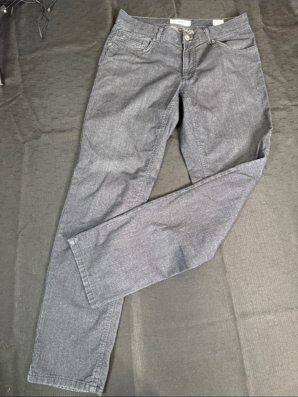 Dark Charcoal Straight Jeans